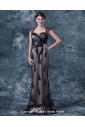 Lace Straps Floor Length Sheath Mother Of The Bride Dress with Sequins and Embroidered