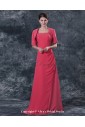 Chiffon Square Neckline Floor Length A-line Mother Of The Bride Dress with Jacket