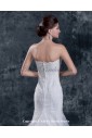 Lace Sweetheart Chapel Train Sheath Wedding Dress with Jacket