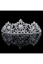 Alloy with Zircons and Rhinestiones Wedding Bridal Tiara