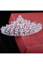 Gorgeous Alloy and Rhinestiones Wedding Bridal Tiara (More Colors Available)