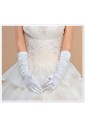 Beauitful Satin Wedding Bridal Fingertips Length Gloves