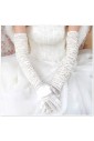 Satin Length Fingertips Wedding Bridal Gloves