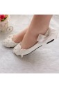 Cheap Comfortable Wedding Bridal Shoes with Ribbons Pearl Butterfly
