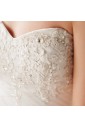 Lace,Satin,Tulle Sweetheart Sheath Dress with Bead and Sequins