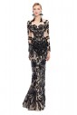 Trumpet / Mermaid Hollow Out Scoop Evening Dress with Paillettes