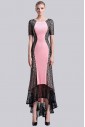 Trumpet / Mermaid Scoop Evening Dress Ankle-length with Short Sleeve