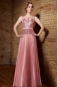 Scoop Floor-length Sheath / Column Prom Dress with Paillettes