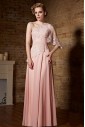 A-line Asymmetrical Evening / Prom Dress Floor-length with Embroidery