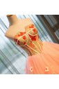 Ball Gown Strapless Evening / Prom Dress with Flower(s)
