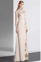 Sheath / Column High Neck Evening / Prom Dress with Beading