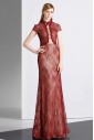Trumpet / Mermaid High Neck Evening / Prom Dress with Beading