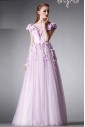 Ball Gown V-neck Evening / Prom Dress