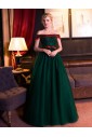 A-line Off-the-shoulder Prom / Formal Evening Dress with Crystal
