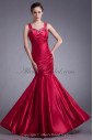 Satin Straps Neckline Floor Length Mermaid Sequins Prom Dress