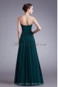 Chiffon Strapless Neckline Floor Length A-line Sash Prom Dress